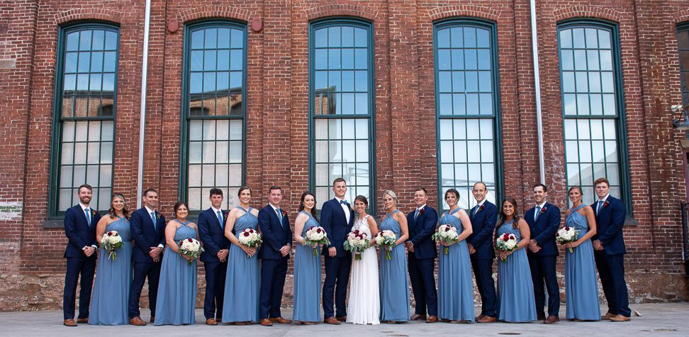 Beautiful Wedding Party Portrait In Allentown By Emmaus Wedding Photographer